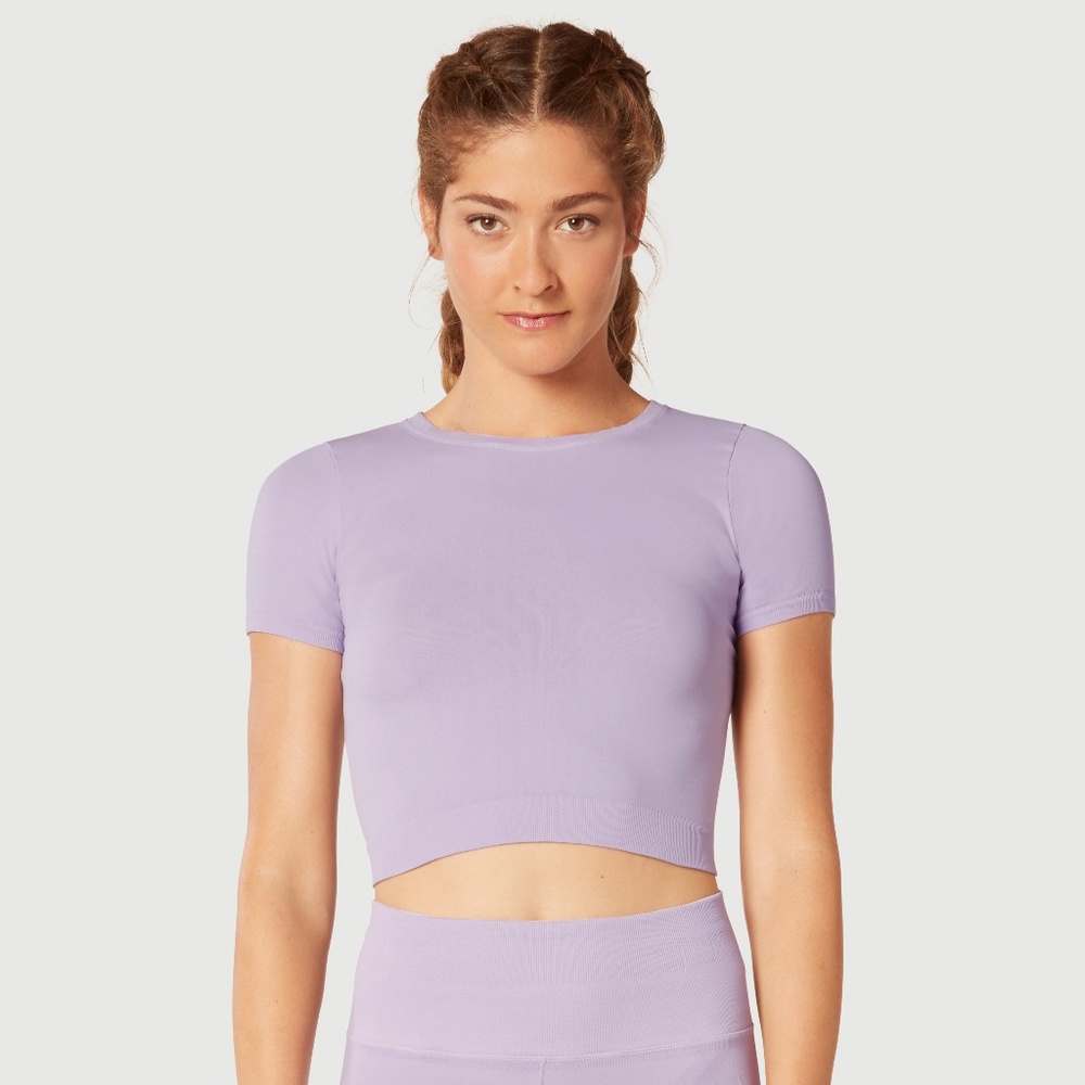 Nux Our Favorite Crop Tee Lavender